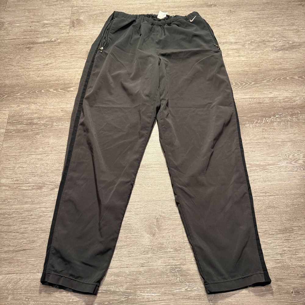 Vintage Nikeโ Pants Womens Medium Black Running Lightweight Track Jogger 28x32